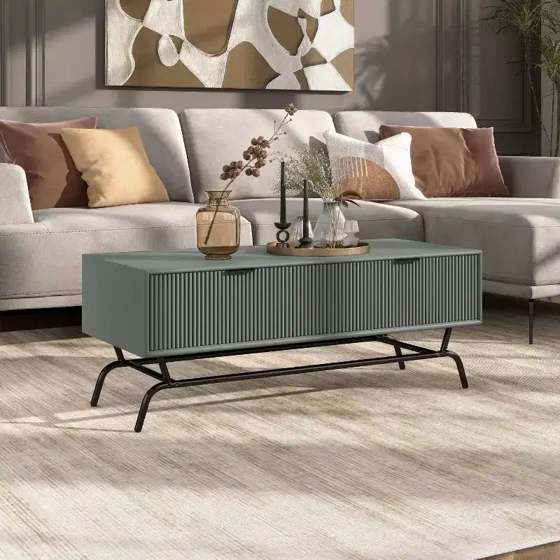 Table basse moderne à 2 tiroirs 42 Meadowgrove 24/7 Shop At Home