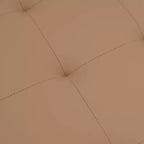 Flash Furniture Ashton Pouf carré capitonné de 76 cm avec cadre en métal