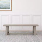 Banc de salle à manger style ferme Plank+Beam, banc en bois massif pour table de salle à manger/cuisine, 60 po, Noyer brossé