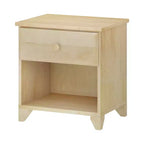 Table de chevet classique en bois Max & Lily avec 1 tiroir, table de chevet/table d'appoint pour enfants, petite table de chevet pour chambre à coucher
