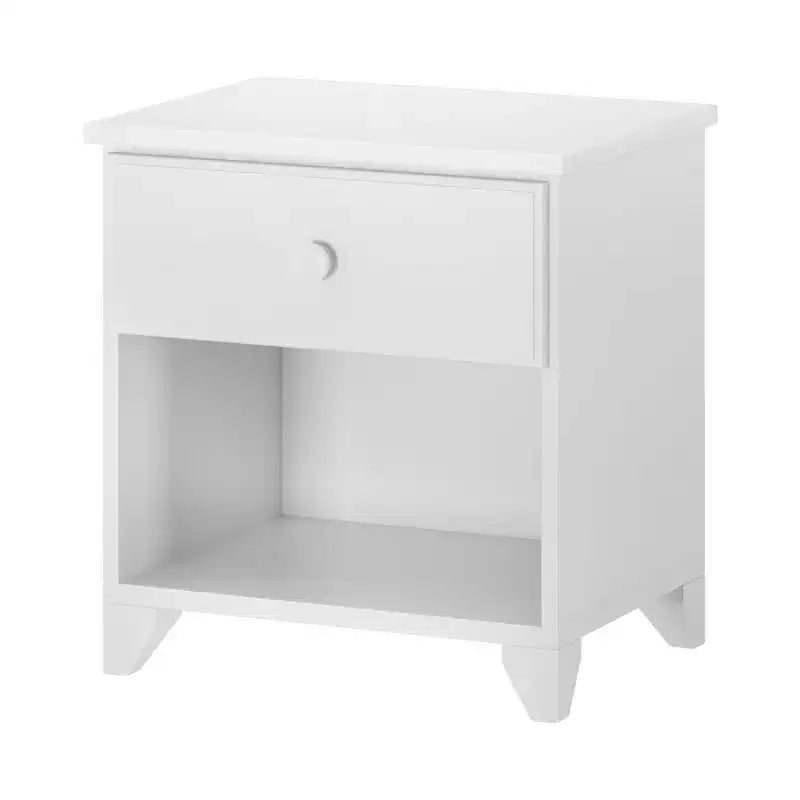 Table de chevet classique en bois Max & Lily avec 1 tiroir, table de chevet/table d'appoint pour enfants, petite table de chevet pour chambre à coucher