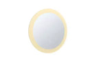 Miroir de salle de bain en aluminium Fine Fixtures avec éclairage LED