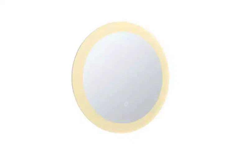 Miroir de salle de bain en aluminium Fine Fixtures avec éclairage LED