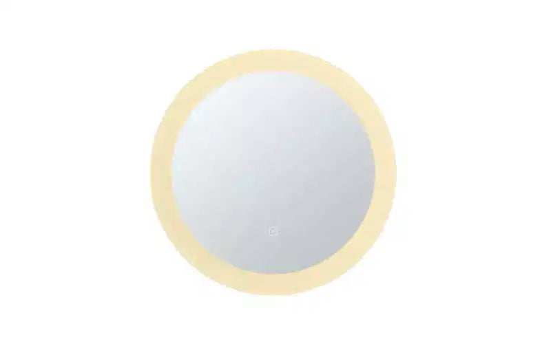 Miroir de salle de bain en aluminium Fine Fixtures avec éclairage LED