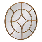 Kate & Laurel All Things Decor 30 Angelis Miroir mural rond moderne Cerclé avec Revêtement Métallique