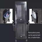 Chariot de rangement Garvee Salon verrouillable avec 6 tiroirs, 3 supports résistants à la chaleur et clés