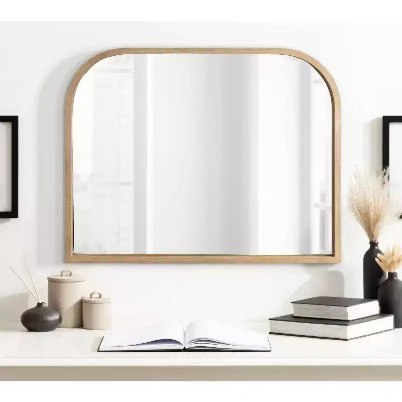 Miroir arqué moderne en bois Occonor 36x28 Kate & Laurel All Things Decor