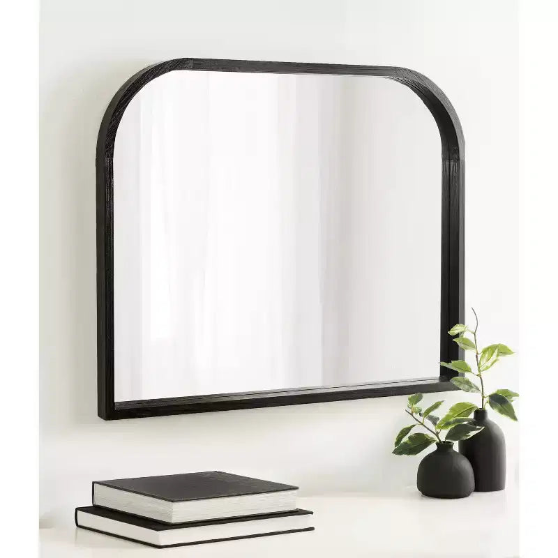 Miroir arqué moderne en bois Occonor 36x28 Kate & Laurel All Things Decor