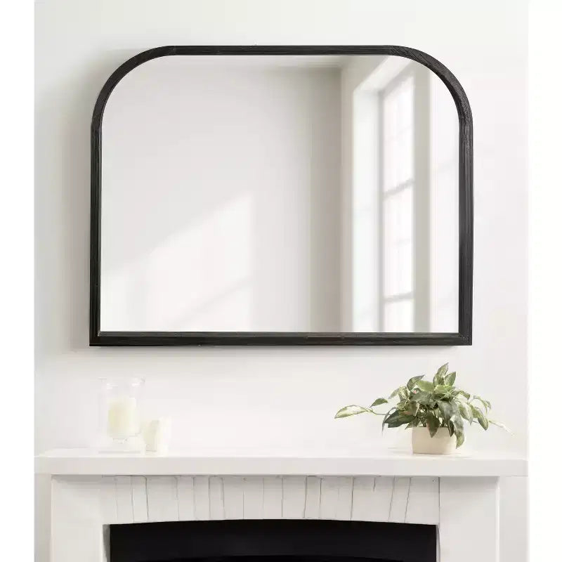 Miroir arqué moderne en bois Occonor 36x28 Kate & Laurel All Things Decor