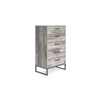 Signature Design by Ashley Casual Neilsville Chest of Drawers, Whitewash