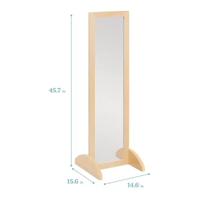 Miroir bidirectionnel double face en bois ECR4Kids, meuble Montessori