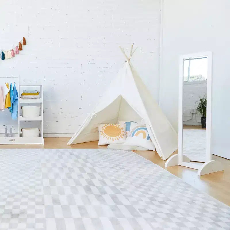 Miroir bidirectionnel double face en bois ECR4Kids, meuble Montessori