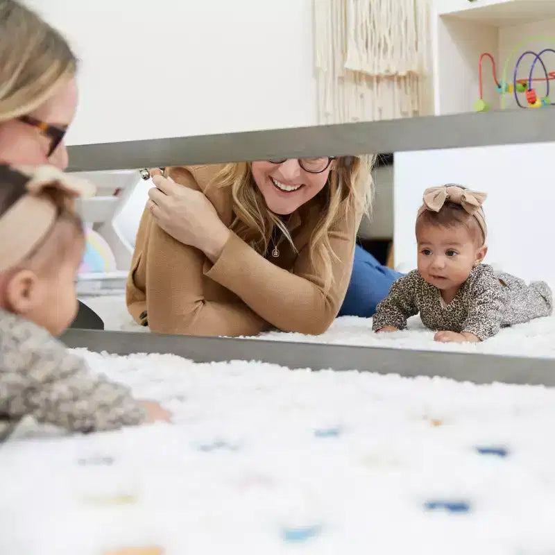 Miroir bidirectionnel double face en bois ECR4Kids, meuble Montessori