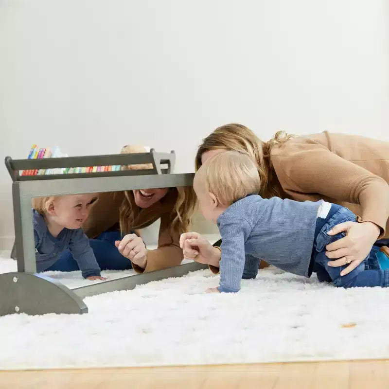 Miroir bidirectionnel double face en bois ECR4Kids, meuble Montessori