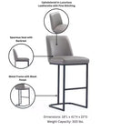Manhattan Comfort Lot de 2 tabourets de bar Serena