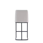 Tabouret de bar Serena en similicuir et métal, hauteur comptoir, par Manhattan Comfort
