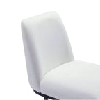 Tabouret de bar Serena en similicuir et métal, hauteur comptoir, par Manhattan Comfort