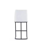 Tabouret de bar Serena en similicuir et métal, hauteur comptoir, par Manhattan Comfort