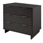 Ensemble de chambre à coucher Manhattan Comfort Granville (2 pièces) : commode étroite et commode