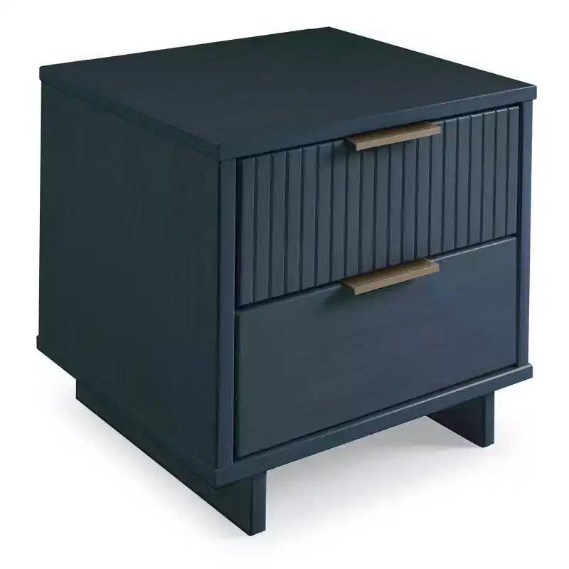 Ensemble de chambre à coucher 3 pièces Manhattan Comfort Granville : commode étroite, commode et table de chevet