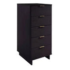 Ensemble de chambre à coucher 3 pièces Manhattan Comfort Granville : commode étroite, commode et table de chevet