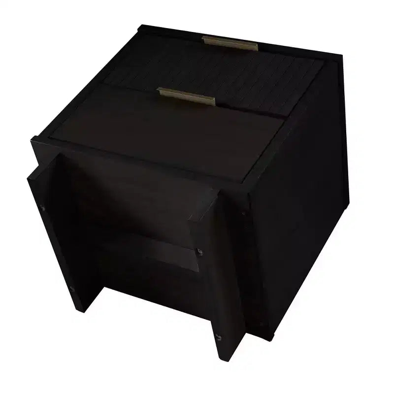 Ensemble de chambre à coucher 3 pièces Manhattan Comfort Granville : commode étroite, commode et table de chevet