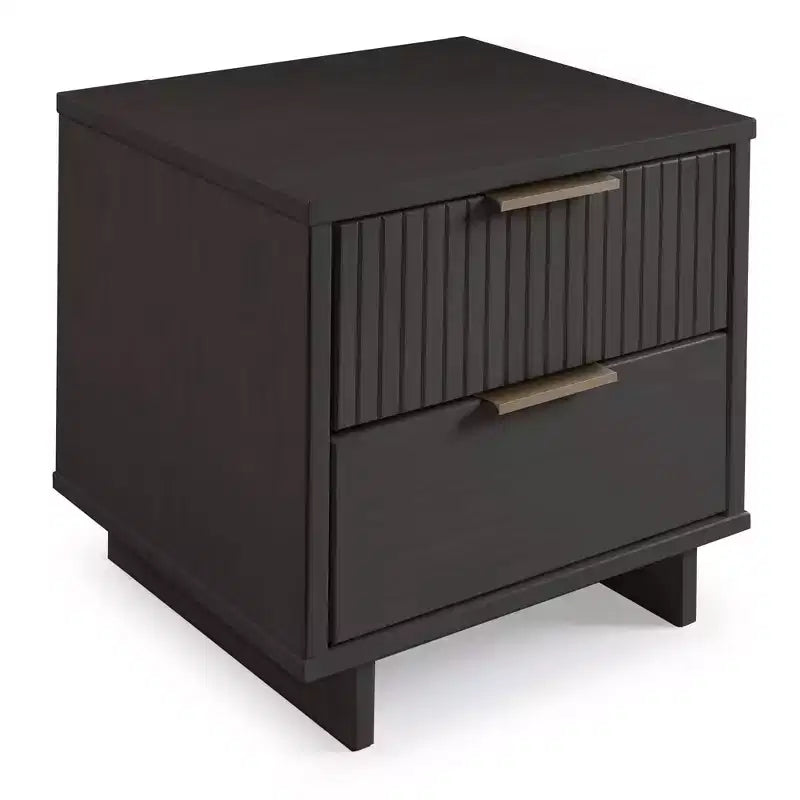 Ensemble de chambre à coucher 3 pièces Manhattan Comfort Granville : commode étroite, commode et table de chevet