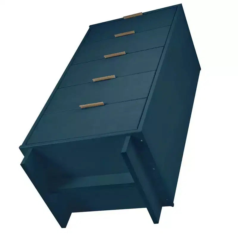 Ensemble de chambre à coucher 3 pièces Manhattan Comfort Granville : commode étroite, commode et table de chevet