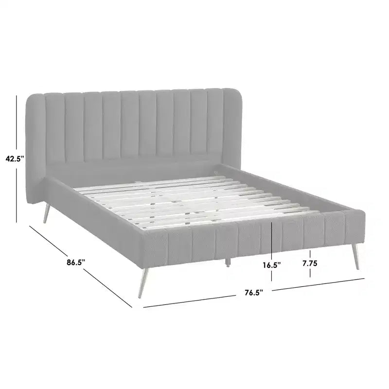 Lit plateforme Cambria Queen Channel - Lifestorey