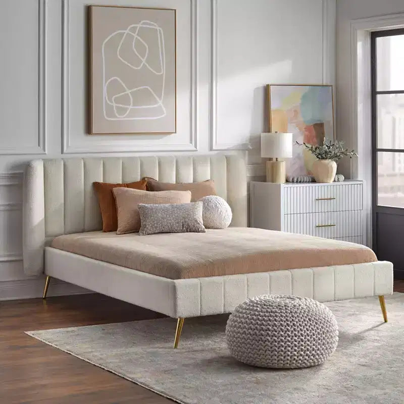Lit plateforme Cambria Queen Channel - Lifestorey