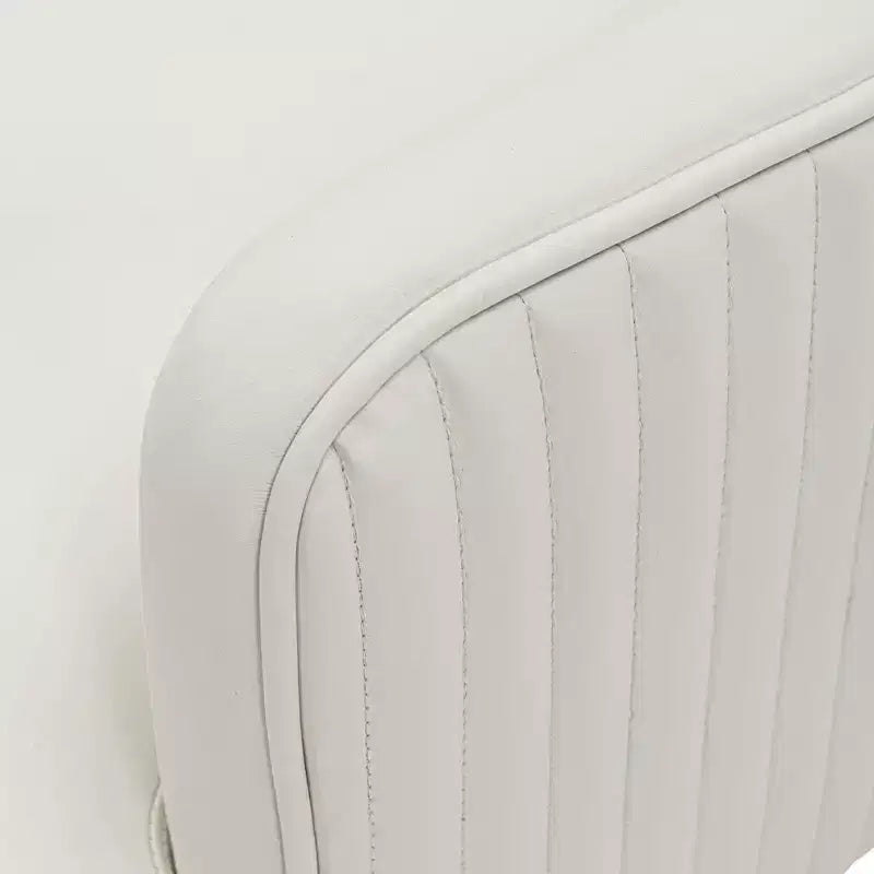 Manhattan Comfort Raya Lot de 2 Chaises de Salle à Manger Modernes Rembourrées en Similicuir