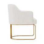 Manhattan Comfort Raya Lot de 2 Chaises de Salle à Manger Modernes Rembourrées en Similicuir