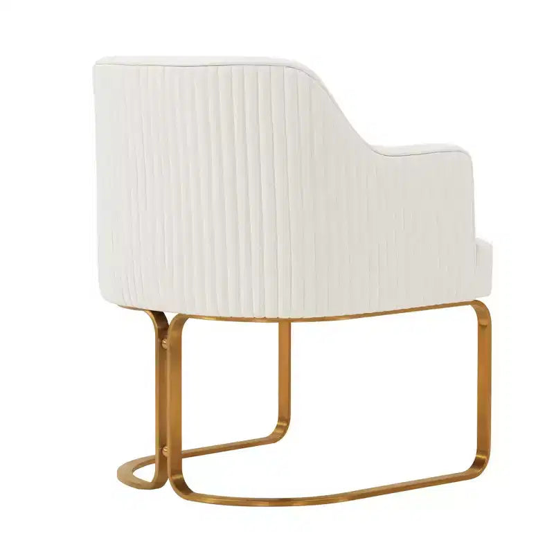 Manhattan Comfort Raya Lot de 2 Chaises de Salle à Manger Modernes Rembourrées en Similicuir
