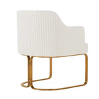 Manhattan Comfort Raya Lot de 2 Chaises de Salle à Manger Modernes Rembourrées en Similicuir
