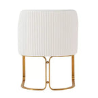 Manhattan Comfort Raya Lot de 2 Chaises de Salle à Manger Modernes Rembourrées en Similicuir