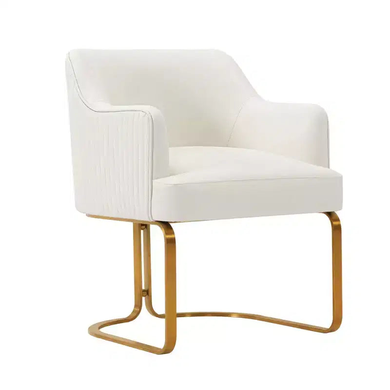 Manhattan Comfort Raya Lot de 2 Chaises de Salle à Manger Modernes Rembourrées en Similicuir