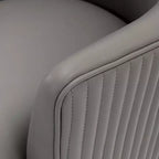 Manhattan Comfort Raya Lot de 2 Chaises de Salle à Manger Modernes Rembourrées en Similicuir