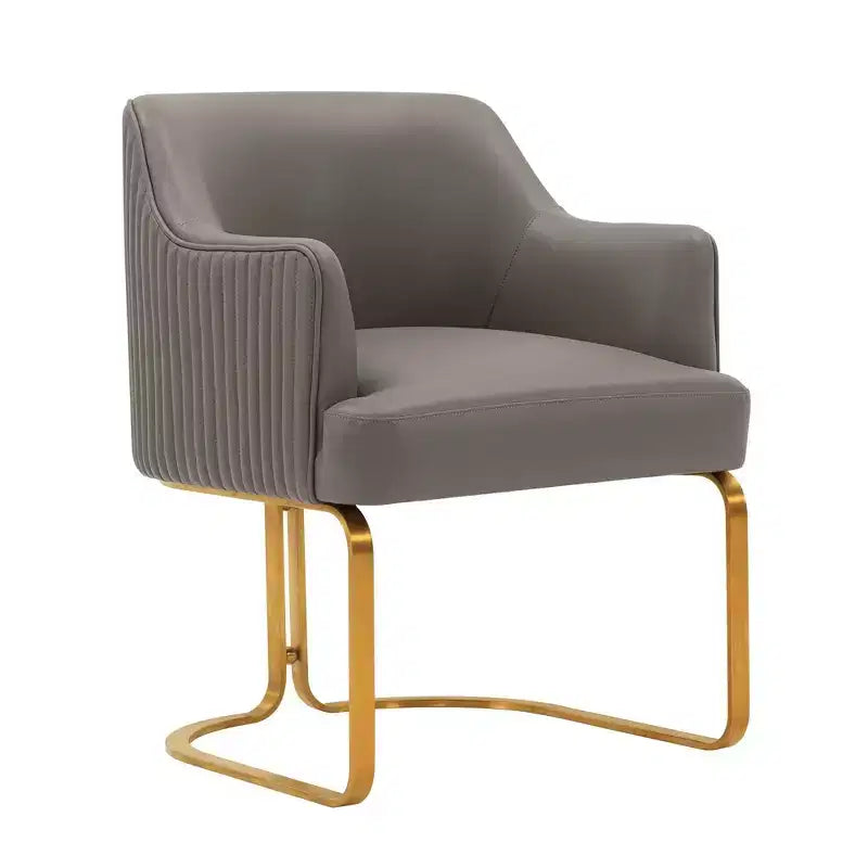 Manhattan Comfort Raya Lot de 2 Chaises de Salle à Manger Modernes Rembourrées en Similicuir