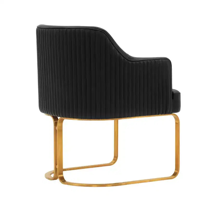 Manhattan Comfort Raya Lot de 2 Chaises de Salle à Manger Modernes Rembourrées en Similicuir