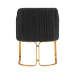 Manhattan Comfort Raya Lot de 2 Chaises de Salle à Manger Modernes Rembourrées en Similicuir