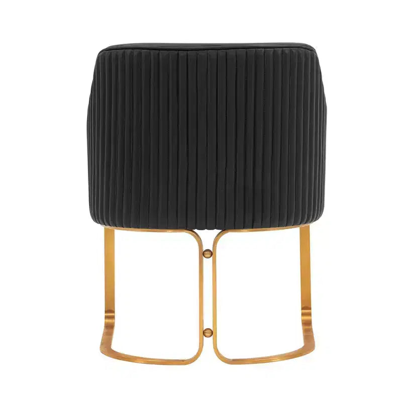 Manhattan Comfort Raya Lot de 2 Chaises de Salle à Manger Modernes Rembourrées en Similicuir