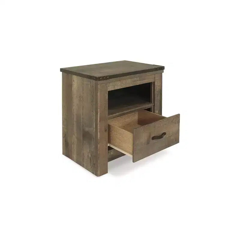 Table de chevet à un tiroir Signature Design by Ashley Trinell, Marron
