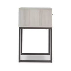 Signature Design by Ashley Socalle Table de chevet contemporaine à 1 tiroir, Chêne clair