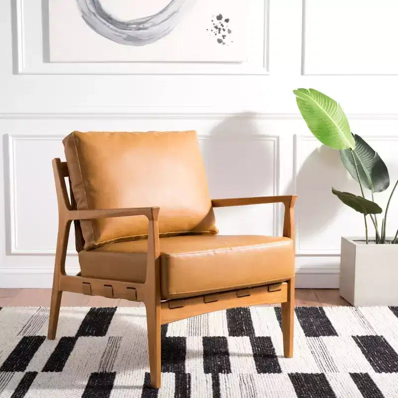 Fauteuil Danisia - ACH4518A - Caramel/Naturel - Safavieh