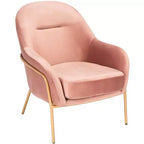 Fauteuil d'appoint en velours Eleazer - ACH6202 - Safavieh