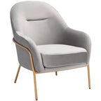 Fauteuil d'appoint en velours Eleazer - ACH6202 - Safavieh