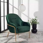 Fauteuil d'appoint en velours Eleazer - ACH6202 - Safavieh