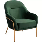 Fauteuil d'appoint en velours Eleazer - ACH6202 - Safavieh