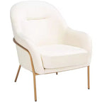Fauteuil d'appoint en velours Eleazer - ACH6202 - Safavieh