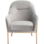 Fauteuil d'appoint en velours Eleazer - ACH6202 - Safavieh